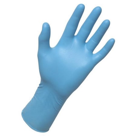 Sas Safety Derma-Max, Disposable Gloves, 8 mil Palm, Nitrile, Powder-Free, 2XL, 50 PK 6610-40